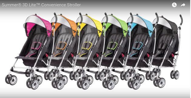 Summer Infant 3D Lite Travel Stroller