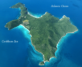 Guana Island Map