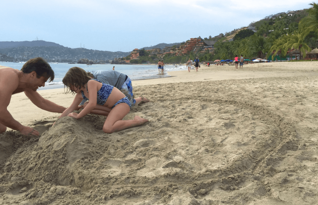 Best Beach for Kids Zihuatanejo