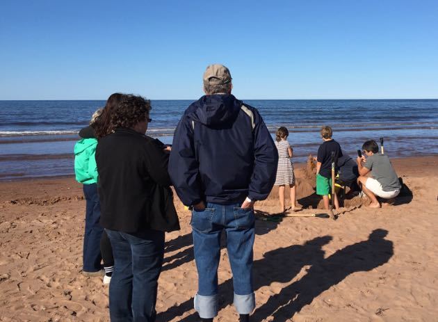 Sandcastle Building PEI