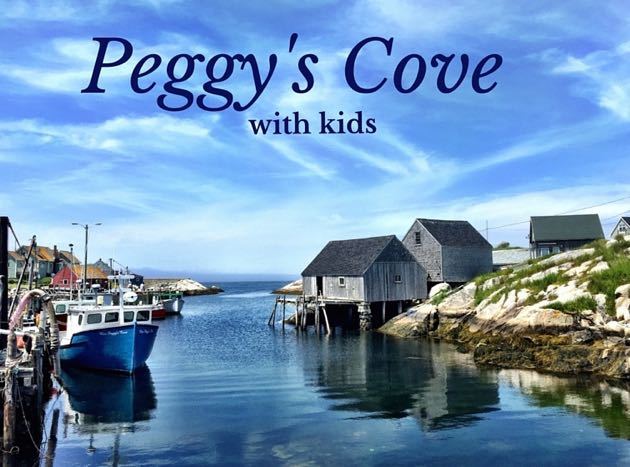 Peggy's Cove with toddler