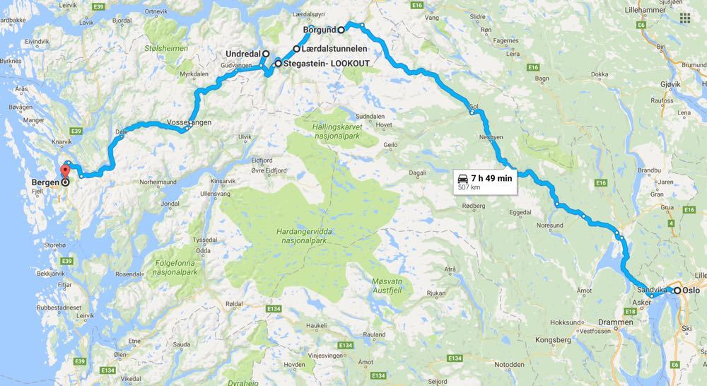 Driving From Oslo to Bergen - An Epic Norway Road Trip