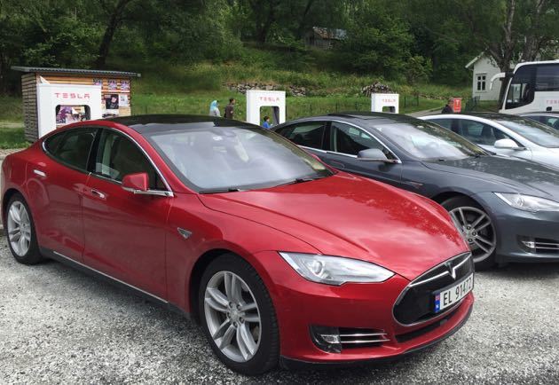 Rent Tesla in Norway