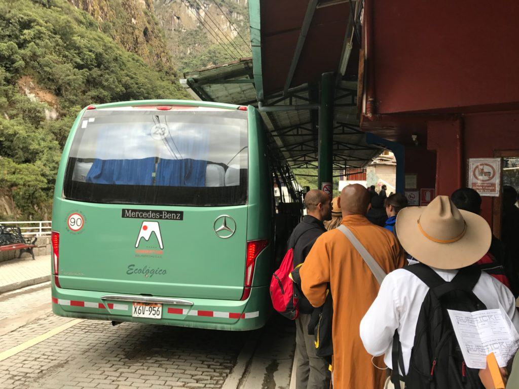 Bus to Machu Picchu