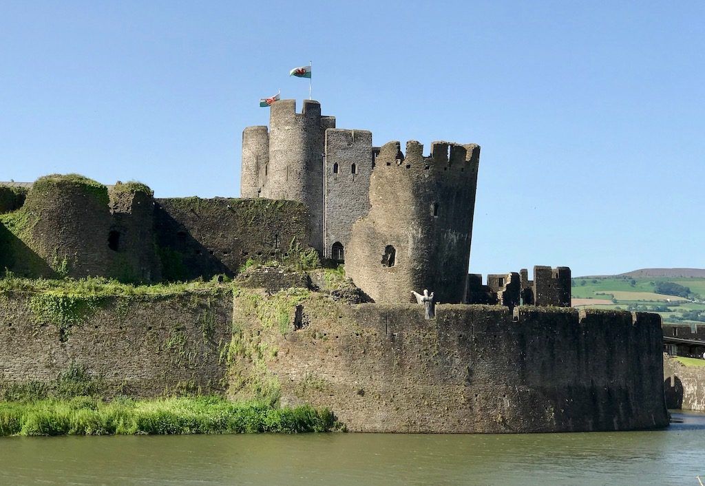 Caerphilly Castle Wales