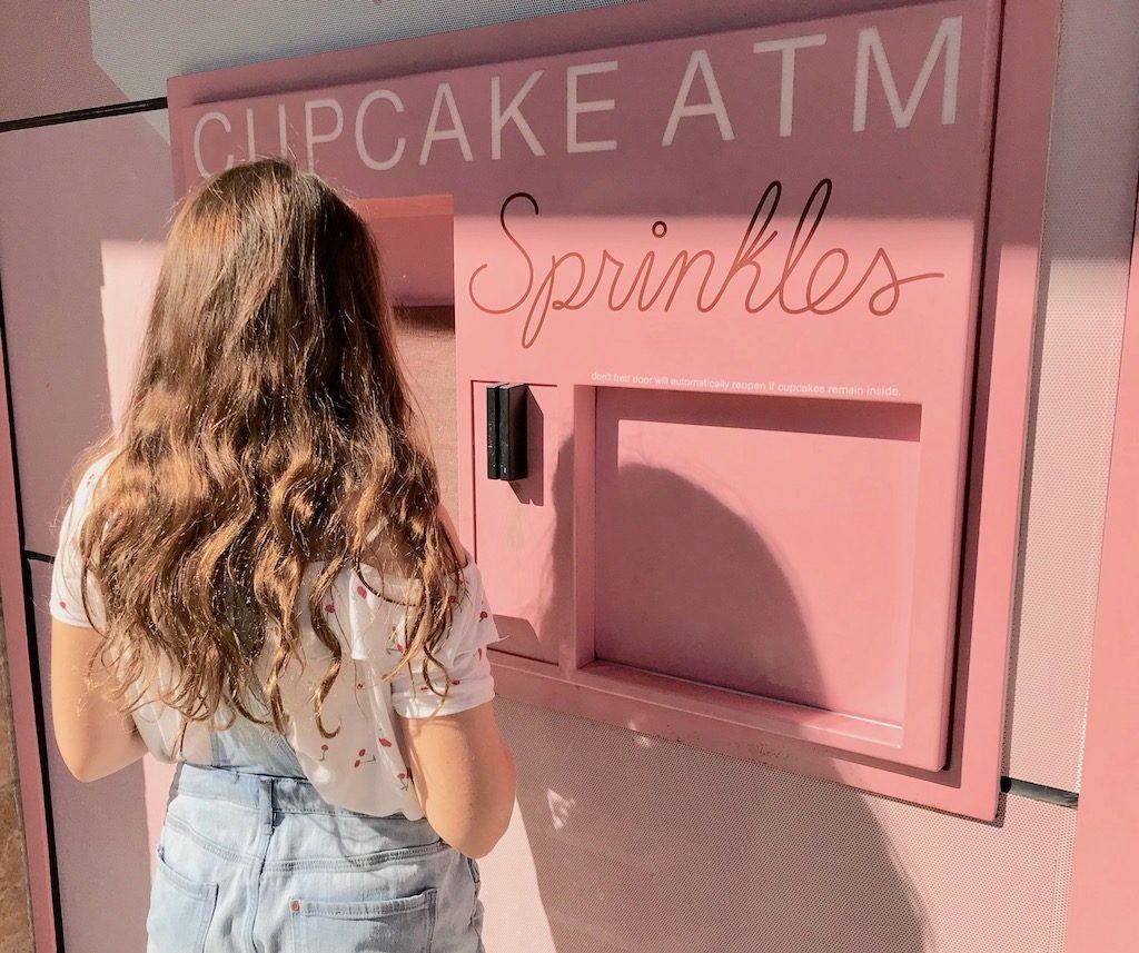 The Cupcake ATM at the Domain in Austin