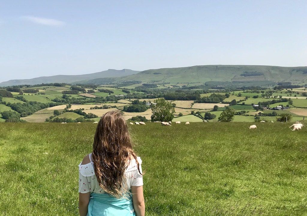 View of Brecon Beacons National Park