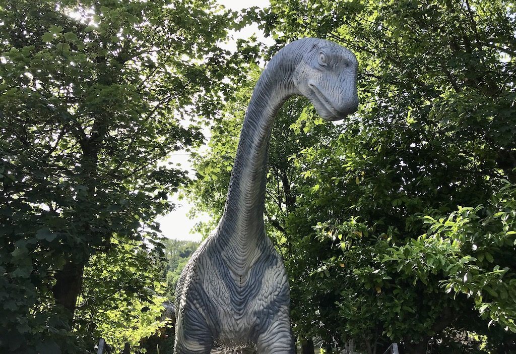 Dinosaur at The National Showcaves Centre for Wales