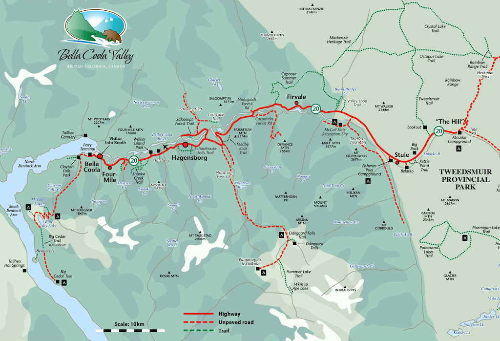 Bella Coola Map