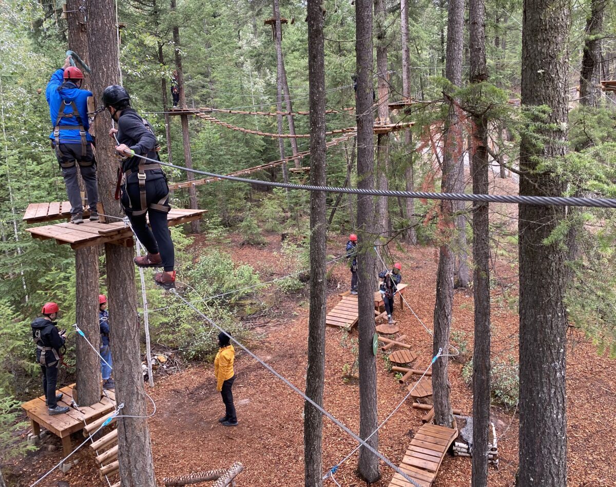 Golden Skybridge Canyon Edge Challenge