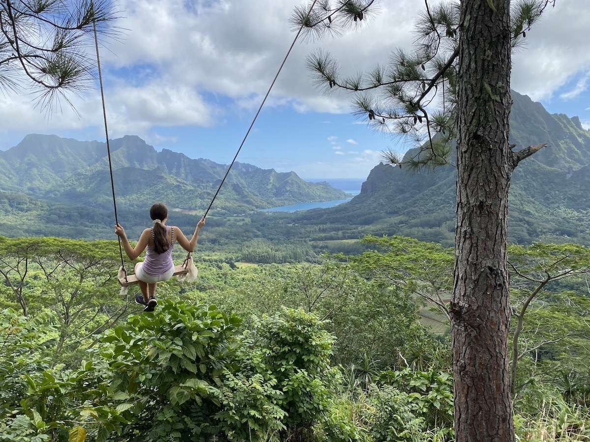 Hiking on Moorea