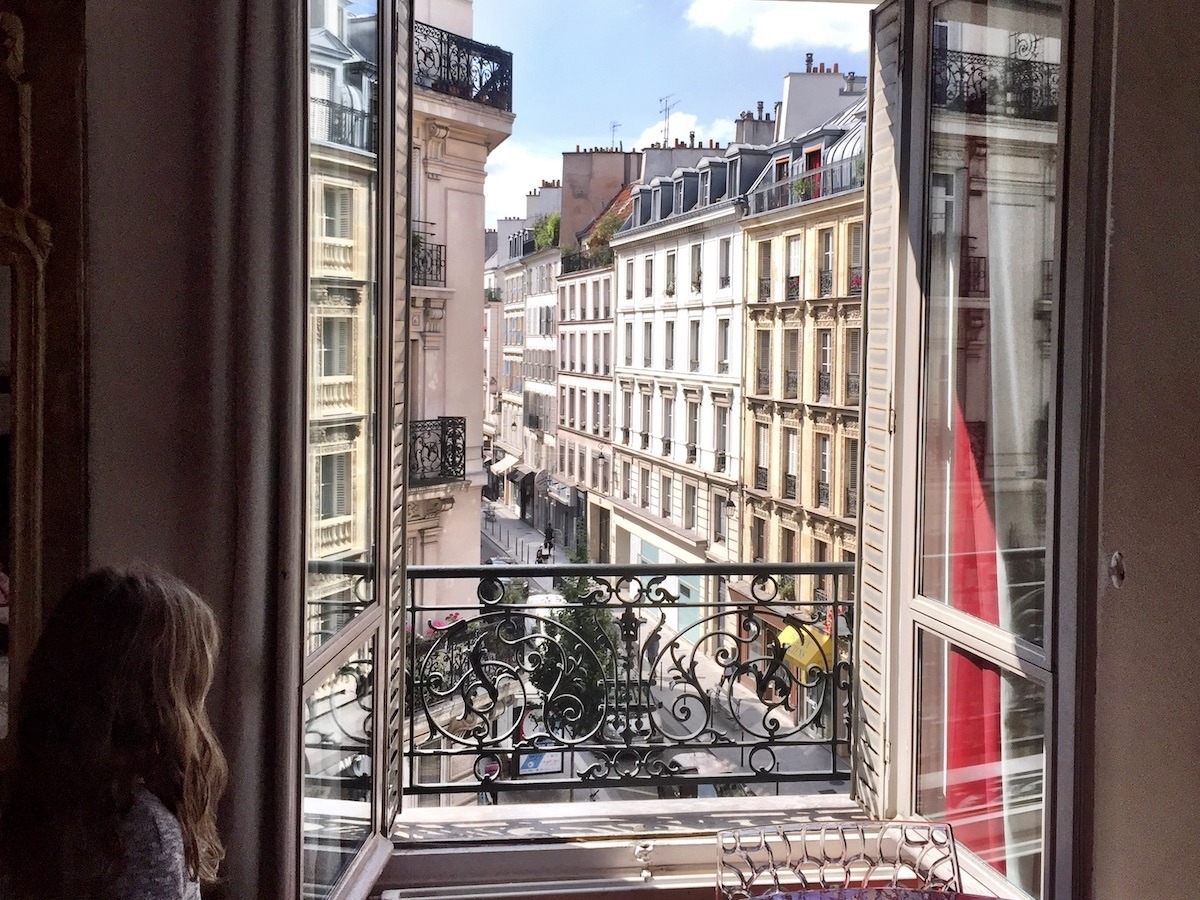 Paris Hotel Family Room View