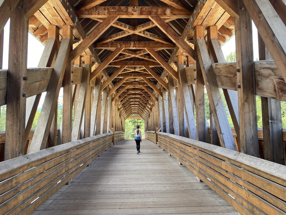 Pedestrian Bridge Golden BC