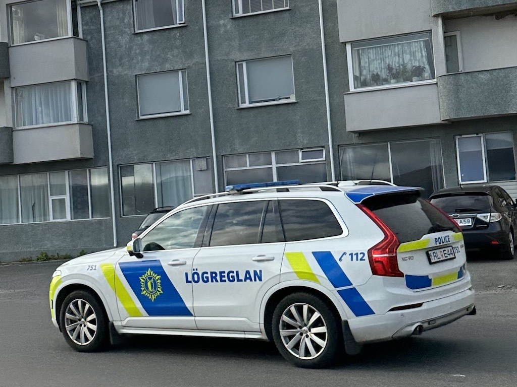 Police Car in Iceland