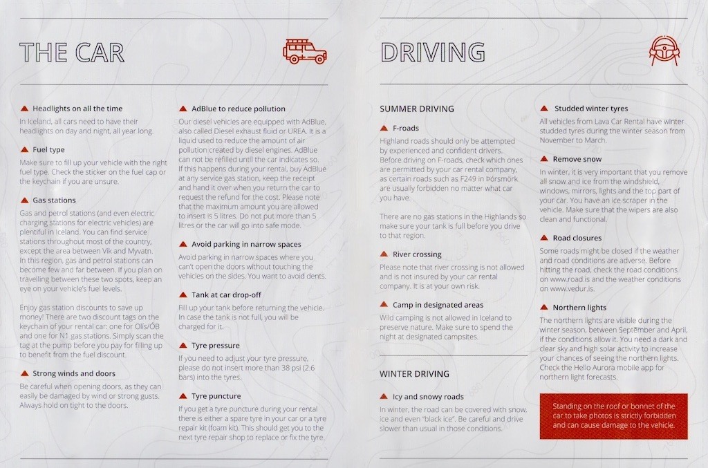 Tips for Driving in Iceland